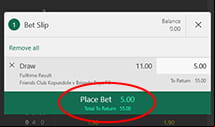 bet365 Building a Wager