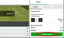 Betslip at Betway