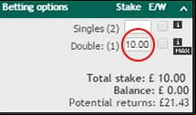 Using the bet slip at Paddy Power