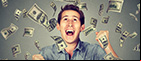 A large pile of money